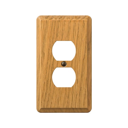Amerelle Amerelle Contemporary Brown 1 gang Wood Duplex Wall Plate 1 pk 901DL
